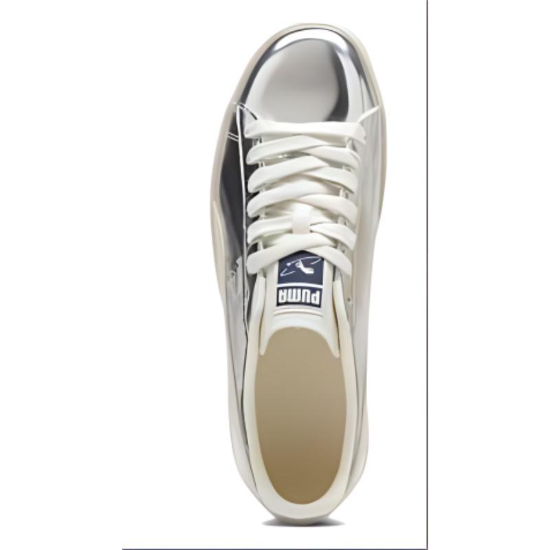 Puma Clyde 3024 Silver Unisex Sneakers Warm-White 396488-01