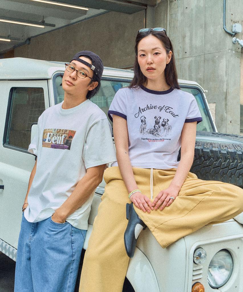 Iuteu Dalmatian Linger T-Shirt / White