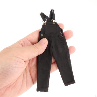 1/12 Men Cargo Pants Handmade Doll Clothes, Multi Pocket Miniature Outfits Mini Clothing for 6 Inch