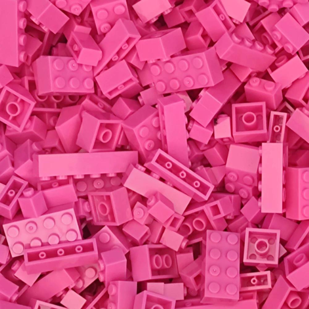 125g/250g DIY Bausteine Großpackung Bunte Klassische Steine Kreative Stadtmontage Lernspielzeug für Kinder