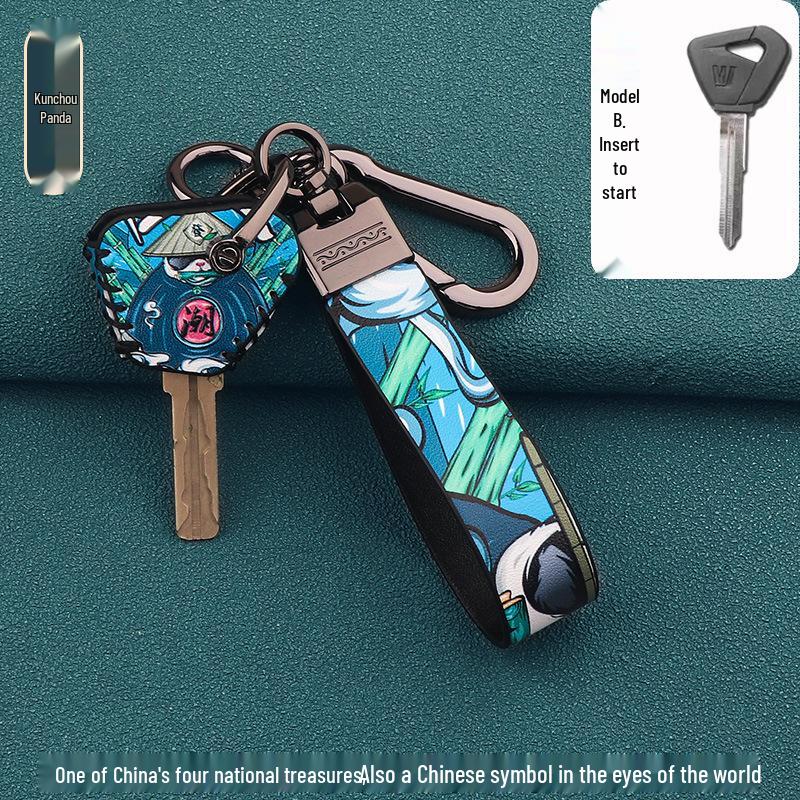 Haojue USR125/AFR/XCR/DR300/TR300 Motorcycle Key Cover - Tiger Shark Design