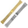 Vintage Metall Uhrenarmband für Casio SGW400 F91W F84 F105/108/A158/168 AE1200/1300 Hohe Qualität 18mm Edelstahl Armband
