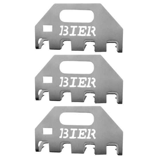 Beer Bottle Opener Carrier Stainless Steel Can Opener for 4