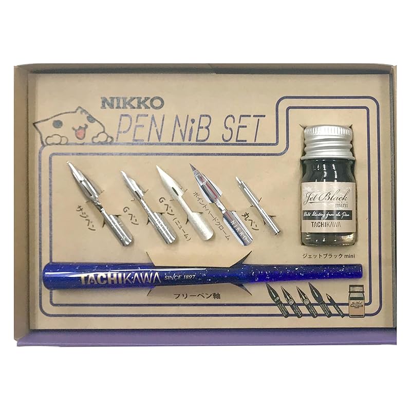 Tachikawa Pin Manufacturing Co., Ltd. Tachikawa Nikko Manga Pen Nib Set N-CPS