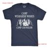 Mens Funny T Shirt Camp Wishabish Woods Camping Novelty For Men Vintage Washed Homme Unisex Slightly Designer Clothes Graphic