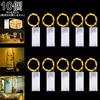 Set of 10 LED String Lights, 2m, 20 Bulbs, Fairy Lights, IndoorOutdoor Use, Christmas Decorations, Illumination Lights, Garland, Bedroom, Party,