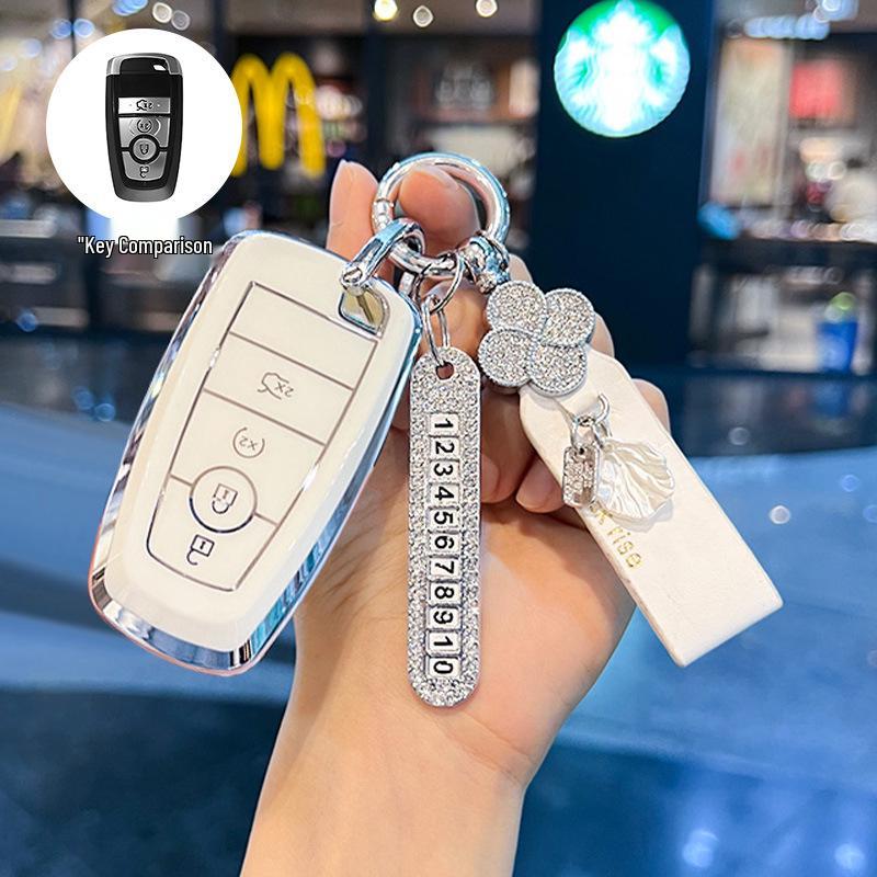 Key Case Shell for Ford Mondeo, Explorer, Focus, and Edge - Suitable for Men and Women
