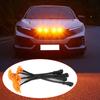 Car Grille Amber Lights IP68 Waterproof 1000LM for Daytime Running Light  Fog Lamp Universal