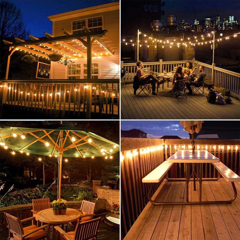 Nufeng Outdoor Solar LED String Lights