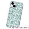 Green sea turtle flower applies to Apple 16promax mobile phone case 15plus airbag 14 transparent 13 advanced 12 European and American 11