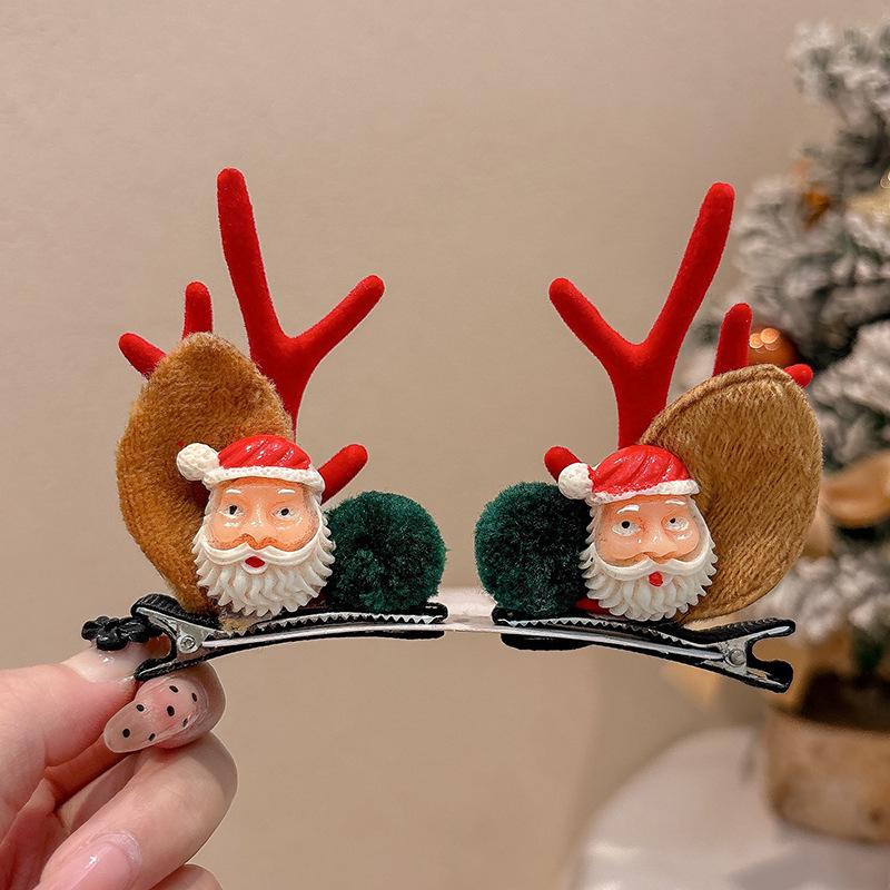 Children's Christmas Reindeer Headband - Cute Holiday Hair Accessory for Photos