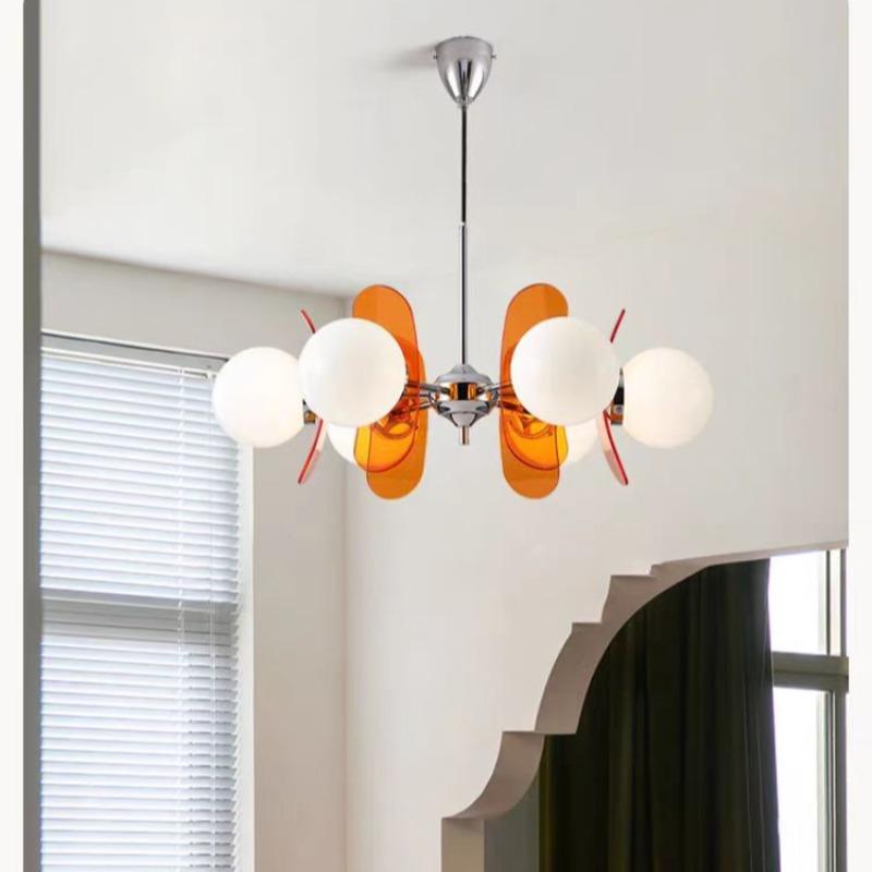 Kreise Kronleuchter Magische Bohnen Hängelampe Kreative Vintage Glaslampe Esszimmer Home Küche Insel Lichter