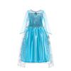 Girls Cosplay Frozen Elsa Anna Dress Children Rapunzel Jasmine Mermaid Princess Carnival Kids Pageant Disguise Costume