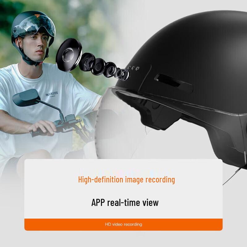 FOXWEAR Motorcycle Electric Vehicle Recorder Helmet (CN Version)