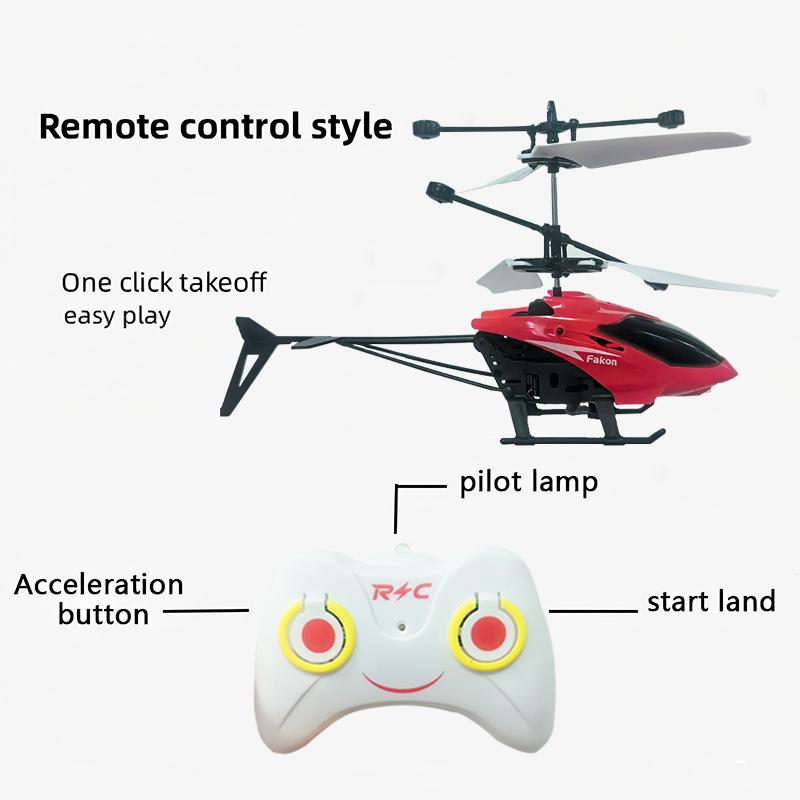 Rechargeable Mini RC Drone Remote Safe Fall-resistant RC Helicopters Drone Children ToysNo remote control battery