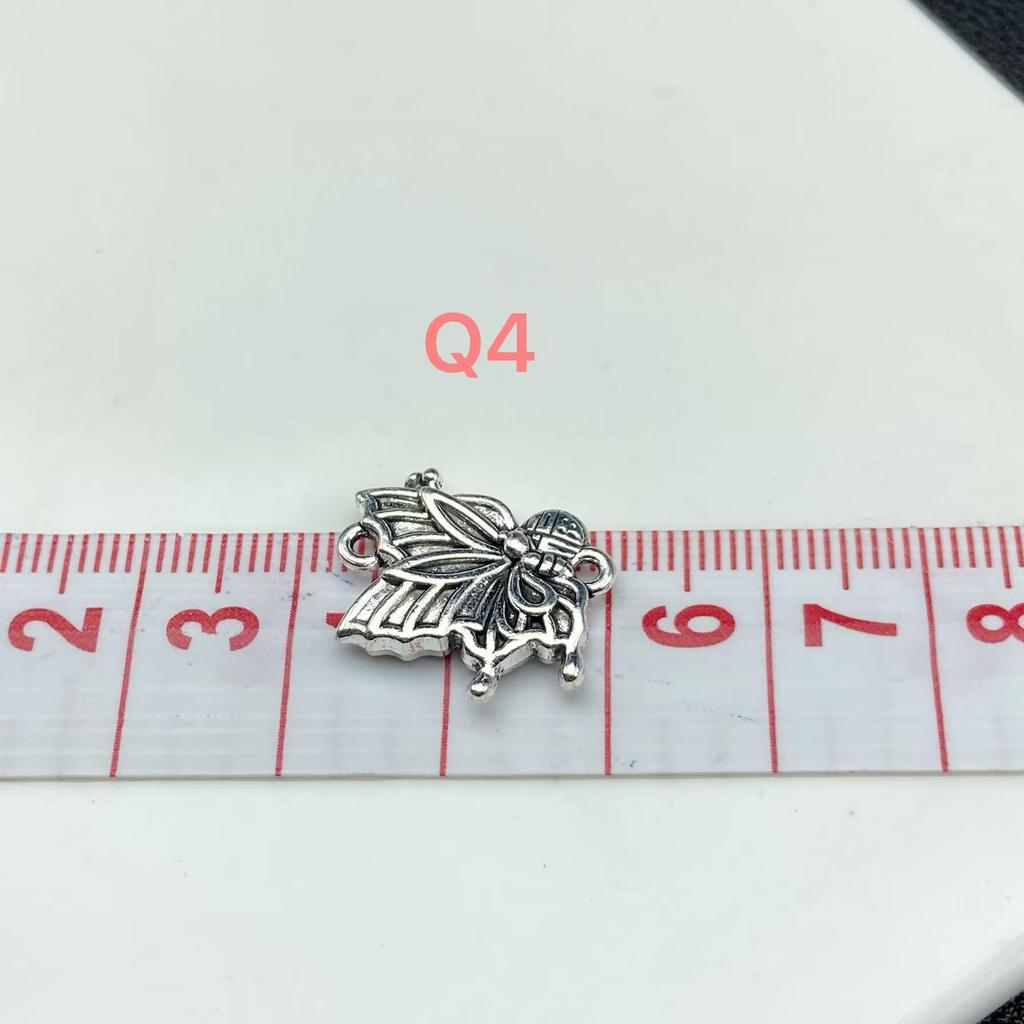 Retro Silver Butterfly & Star Bowknot Flower Alloy Jewelry Nail Gold Metal Accessories