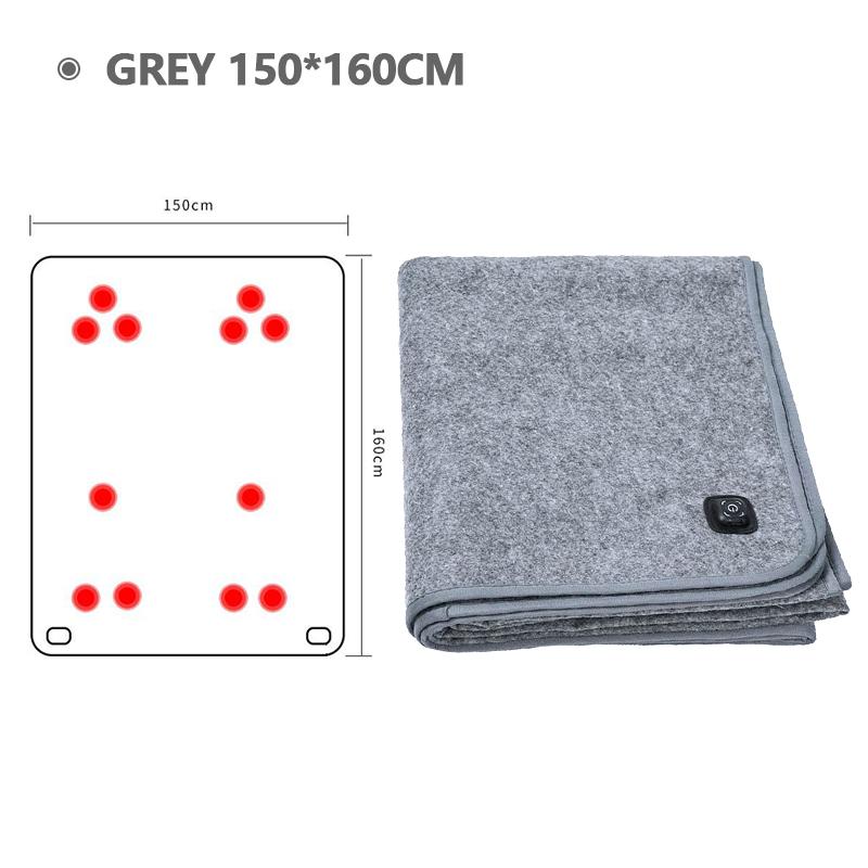 5V Usb Electric Blankets Mat Winter Body Warmer Mattress Thermostat Heating Insulatio Heated Camping Sleep Bag Outdoor Supplies