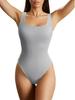 Women's Solid Color U-Neck Sleeveless Tank Top Bodysuit