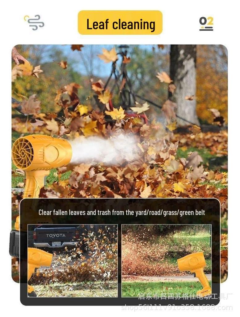 Cross-Border High-Power Hair Dryer & Rechargeable Duster with Strong Turbine Blower