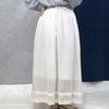 Johnature Fuste Broderie Vintage In Toamna Cravata Taie Elastica Femei Fuste