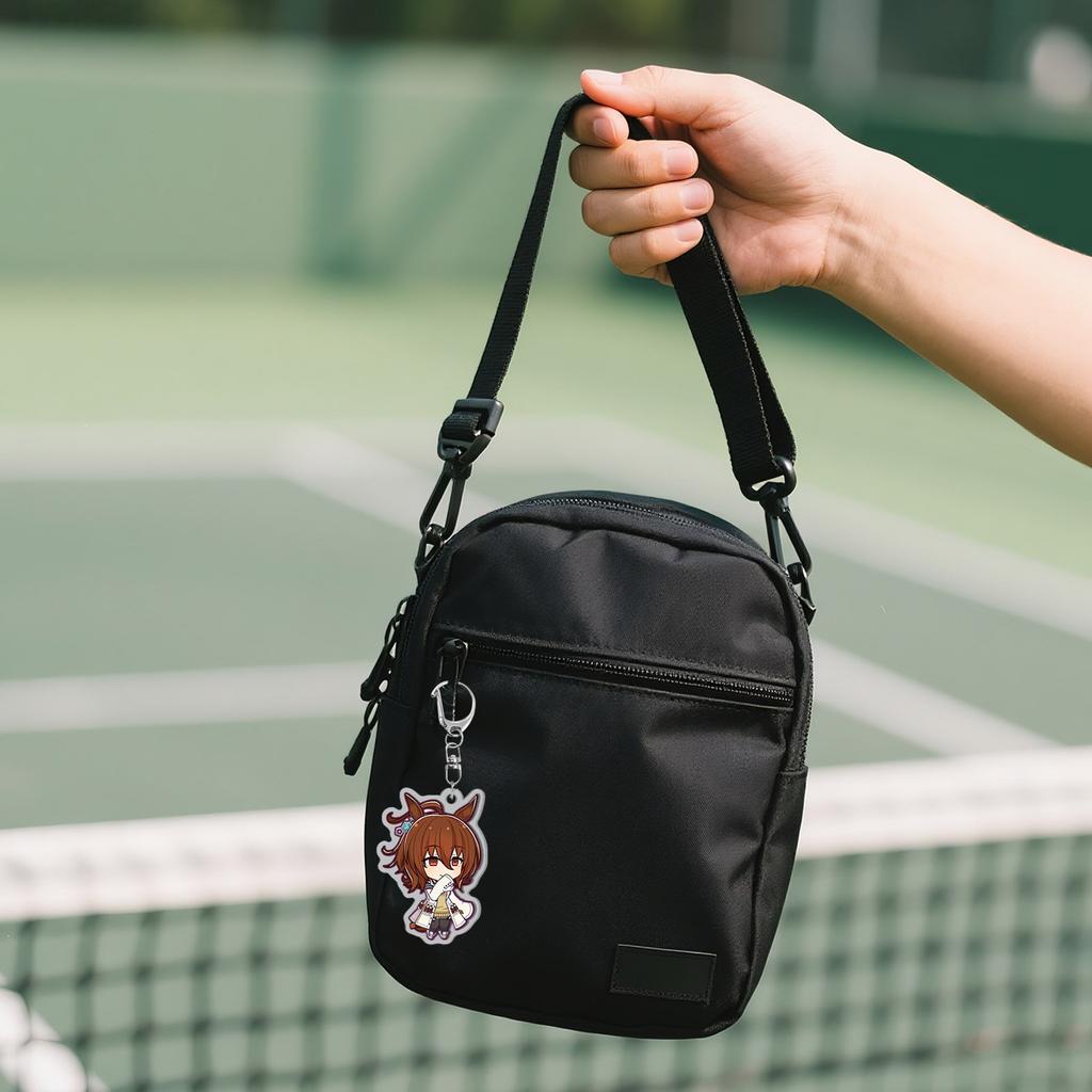 Acrylic Keychain Pendant Student School Bag Cute Decoration Small Gift