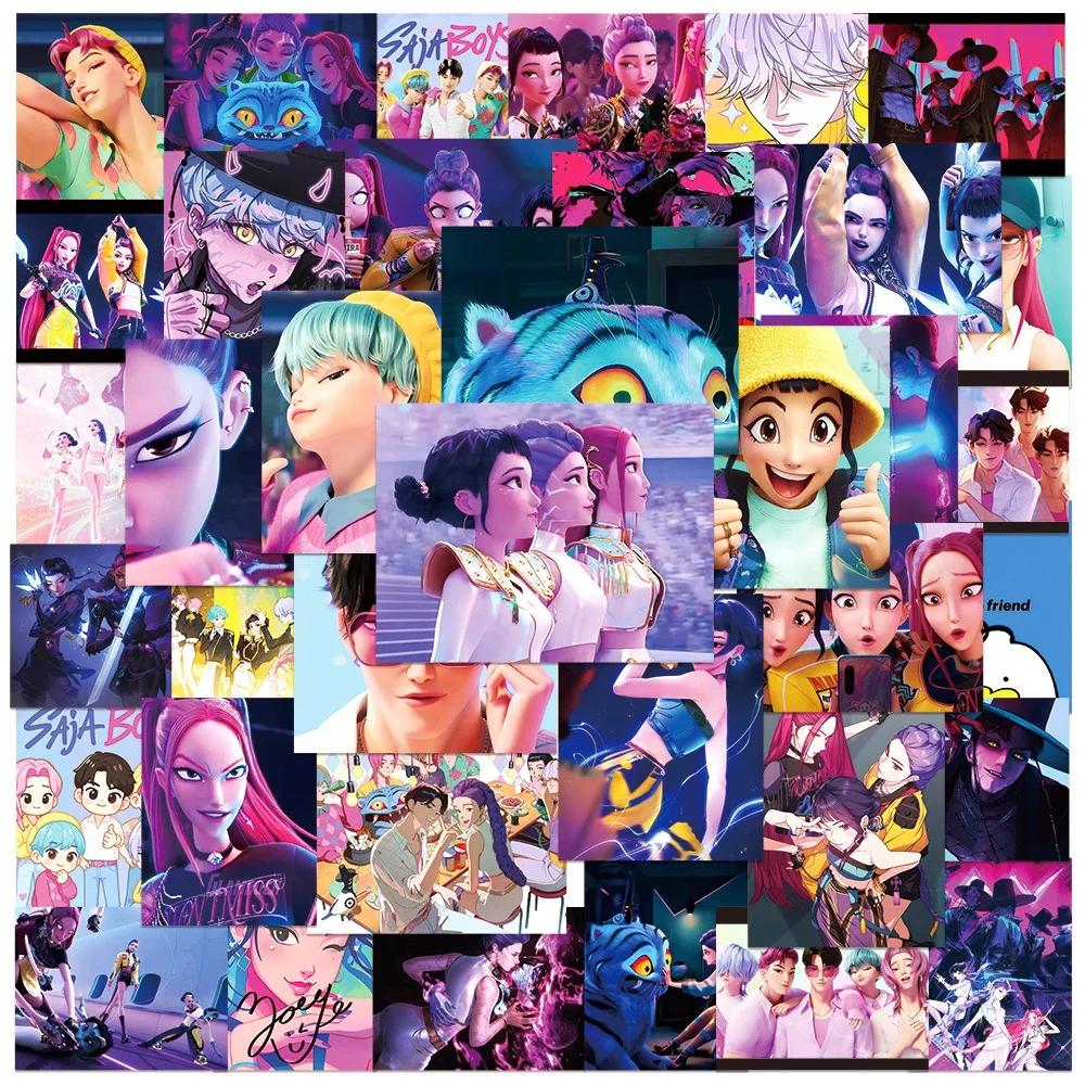 

50pcs Animated Movie Poster Stickers DIY Decals for Laptop Suitcase Skateboard Luggage Phone Car Styling