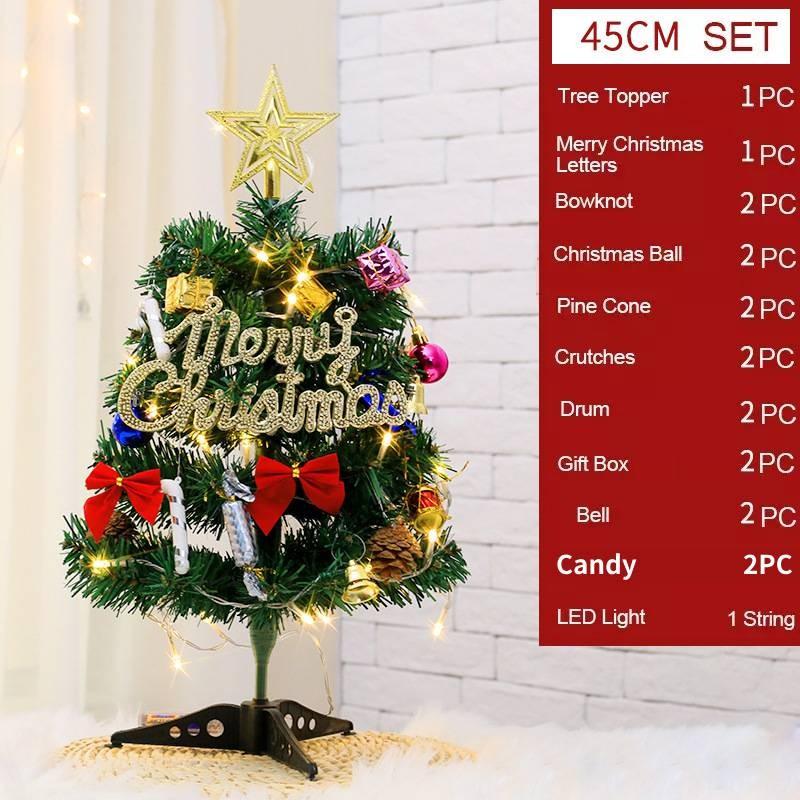 Charmantes Mini-Weihnachtsbaum-Set in 30cm, 45cm und 60cm Perfekt für Weihnachtsdekoration