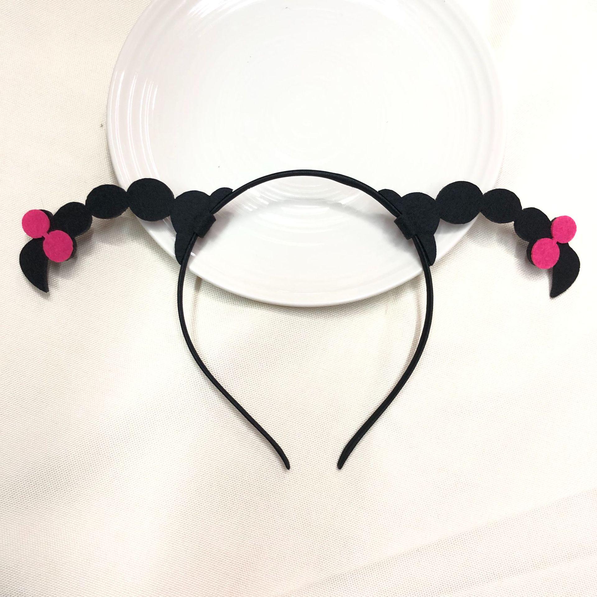 

Милая мультяшная коса-парик на ободке для выступления детей на День независимости