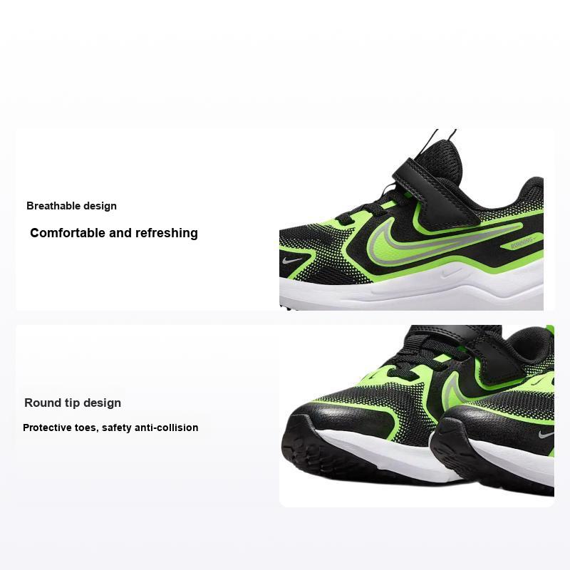 Детские кроссовки Nike Cosmic Runner PS Черный Неоновый Серый Волк HM4400-005 29.5