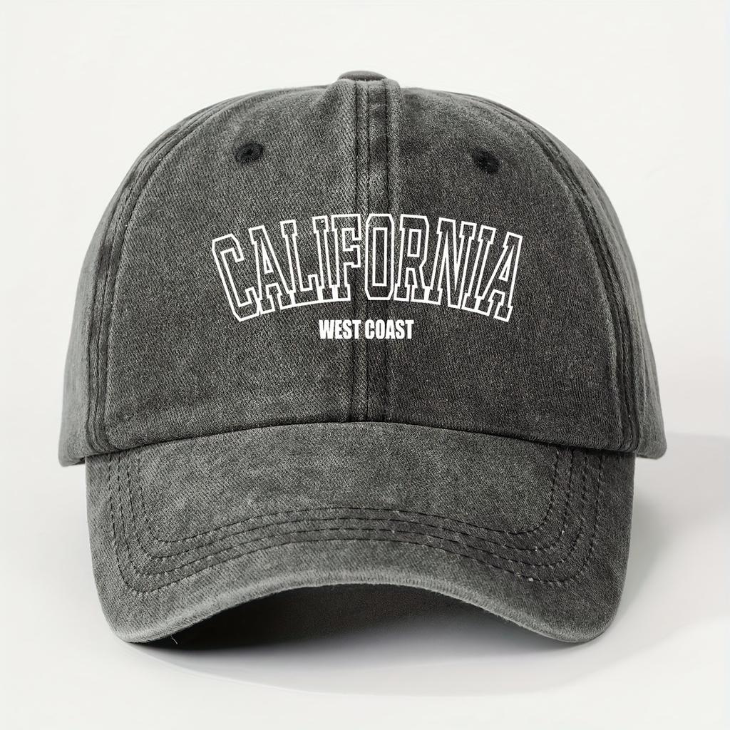 Printed California Baseball Cap AllSeason Outdoor Baseball Cap Unisex Trucker Cap Breathable And Adjustable Golf Cap for Wom