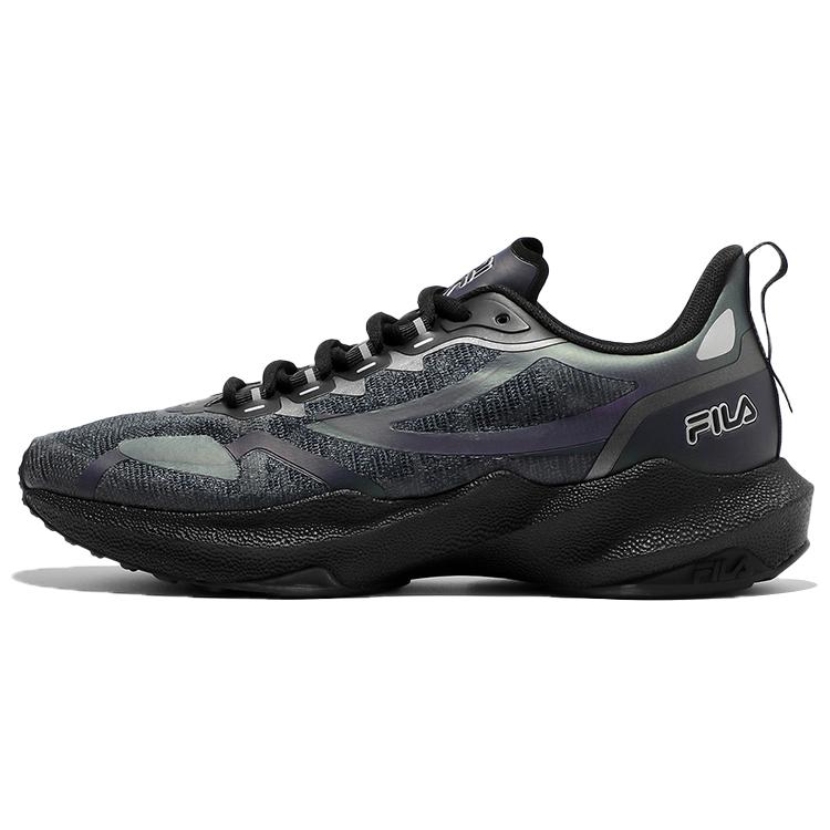 New BTS x FILA Low top Casual Running Shoes Unisex Black Gray Korean Style 1RM01671D_001