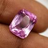 Top Quality Pink Ruby CERTIFIED 5.30 Ct Natural Emerald Cut Loose Gemstone KMY-856-NS