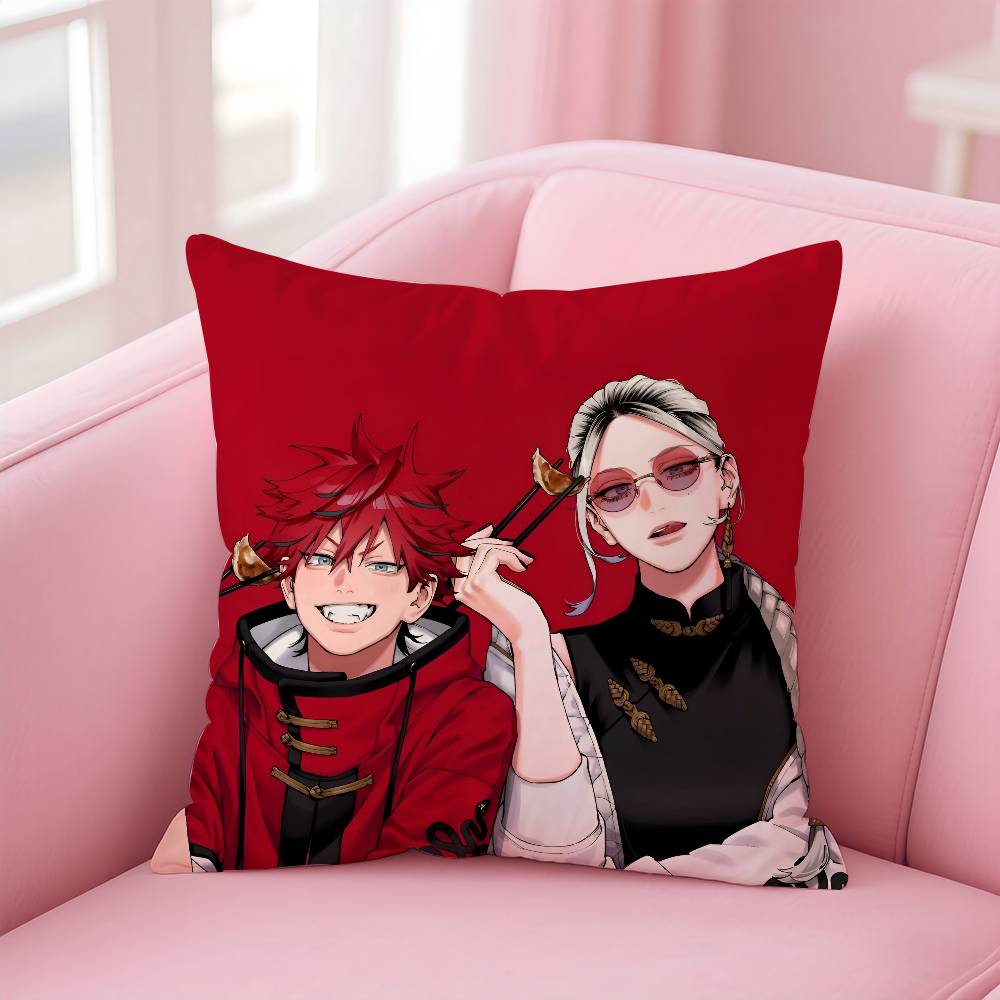 

Hot Anime G-Gokurakugai Pillow Case Safe Custom Photo Pillow, Anti-fade Brushed Fleece Cushion, Maternal & Infant Safe. 40cmx40cm