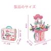 Compact Play Kitchen Set with Utensils for Educational Mini Ages Birthday Gift Kids, Storage, Tabletop, Assembled, Toy, Kitchen, Kindergarten, Girls,