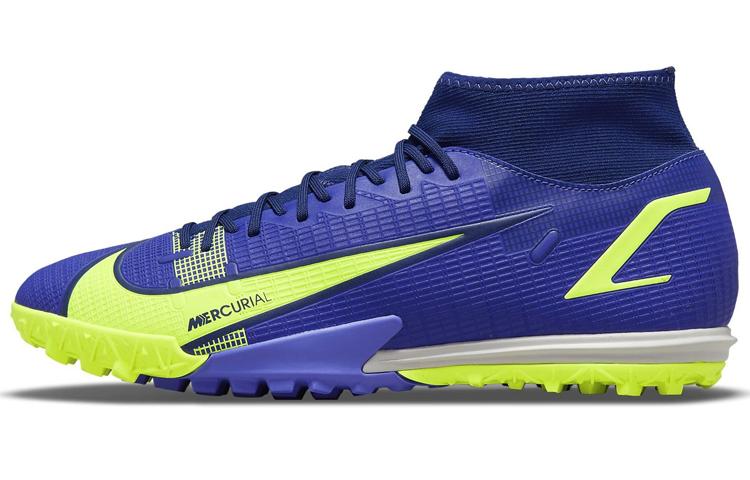 

Nike Mercurial Superfly 8 Academy TF Turf High-Top Soccer Shoes Blue CV0953-474 40