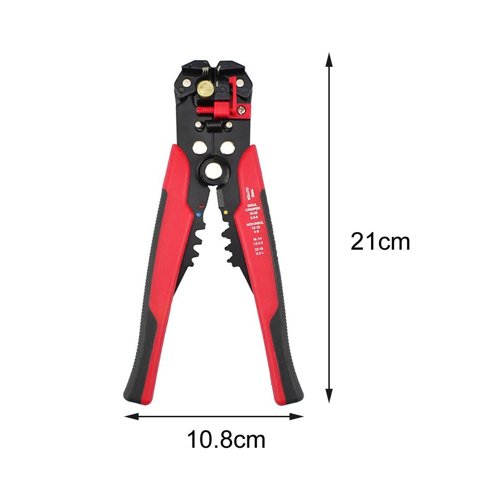 8inch Crimping Tool Adjustable Wire Stripper Cutting Automatic High Hardness