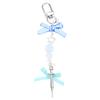 Chic Bowknot Phone Accessory Trend Phone Charm for Women Girls Beaded Keychain Bag Purse Backpack Wallet Decorations