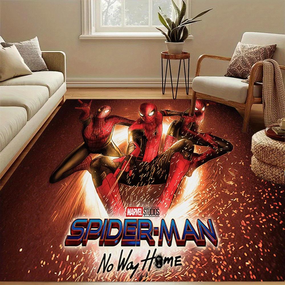 1pz Tappeto Area Tappeto Spider-man, Camera da Letto e Sala Giochi Durevole, Resistente alle Macchie e Facile da Pulire, Soggiorno