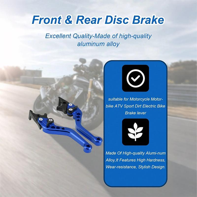 2Pcs 6-Speed CNC Brake Clutch Levers, Aluminum Alloy /motorcycle/Tank 200/Vitacci/Yamaha Nmax Front/Rear Disc Brake