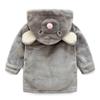 Toddler Baby Boys Girls Cute Cartoon Plush Receiving Blanket Cloak Wrap Bathrobe