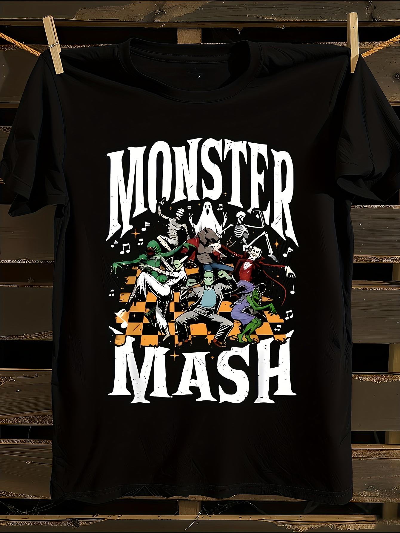 Retro 70s TV Show Inspired MASH Monster Mash Graphic T-shirt XXL