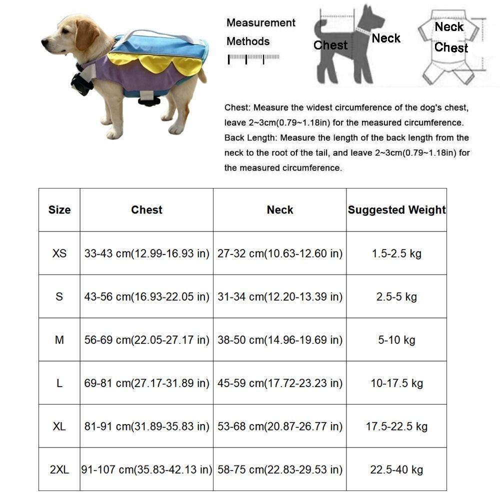 Enhanced Buoyancy Pet Life Vest Breathable Dog Flotation Vest Dog Life Jacket Swimming