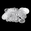 Coin Capsule Protection Supplies Containers Plastic Holders Clear Round