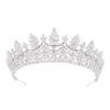 ROMANTIC New Wholesale 3A Zircon Tiara Crown Princess Wedding Bridal Crowns Tiaras