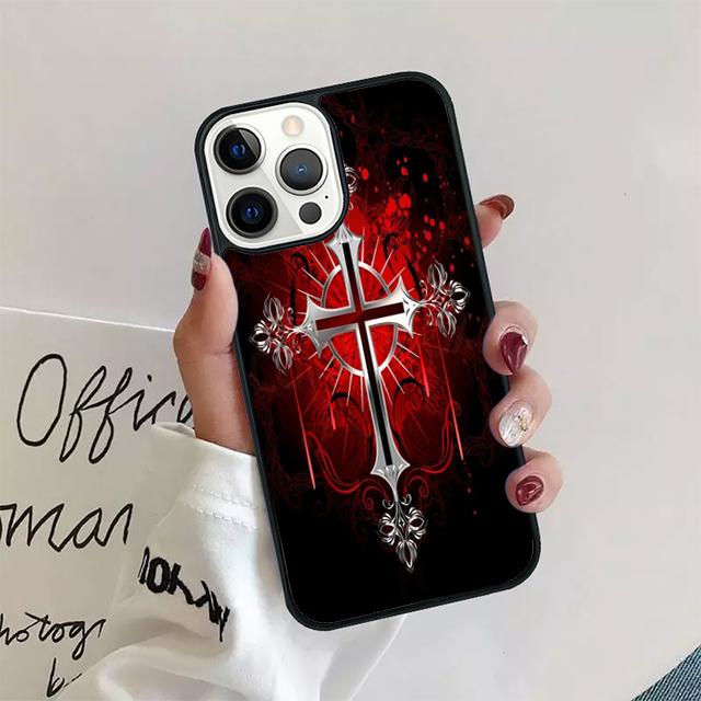 Awesome Bible Jesus Christ Christian Cross Phone Case Cover For iPhone 17 Air 15 16 Pro Max 14 13 12 11 Pro Max Plus