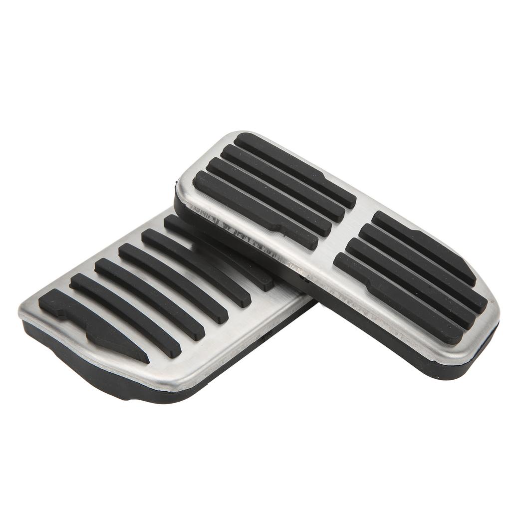2pcs Car Accelerator Gas Brake Pedal Foot Rest Plate Cover Replacement for Jaguar XE XF FPACE