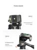 3110 Aluminum Alloy Silver Tripod for Mobile Phone Live Broadcasting, Fishing, and Thermometer Setup