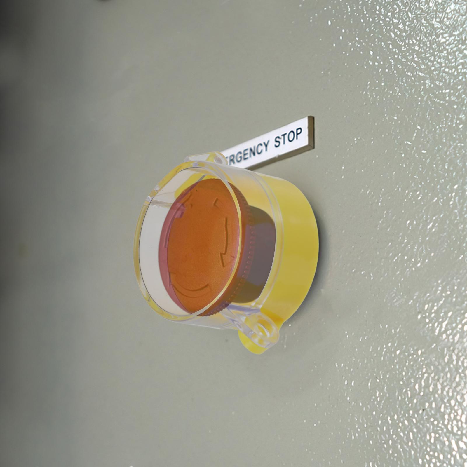 

Emergency Stop Button Guard Protective Cover For Push Button Switch Waterproof Dustproof Safety Cover Wall Light Table Switch other