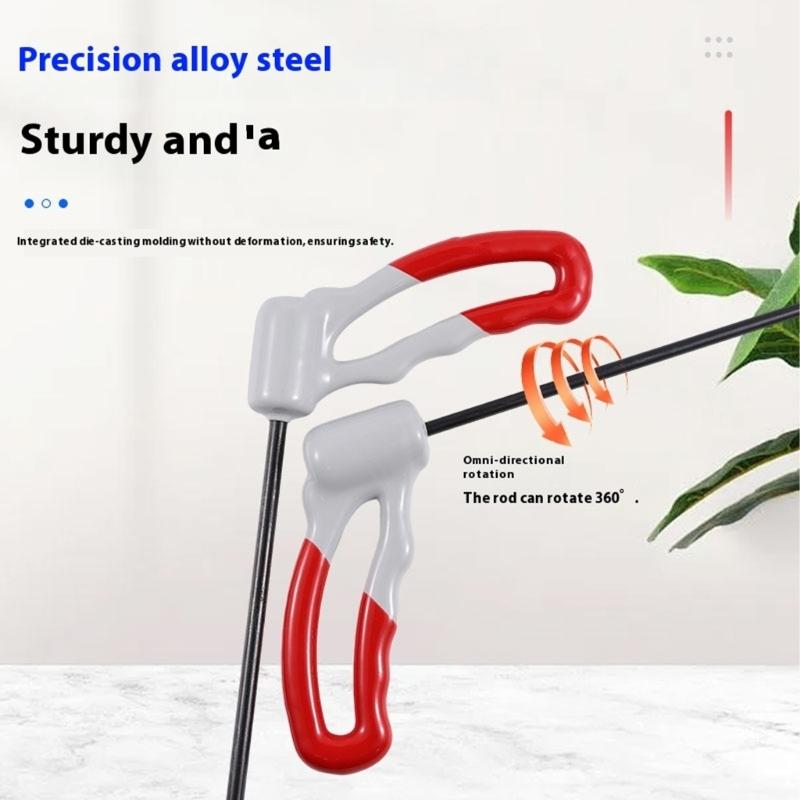 Multiple Angle Rotating Steel Hook Tool Flexible Auto Body Repair For Vehicle Dents Restoration & Bodywork Accuracy