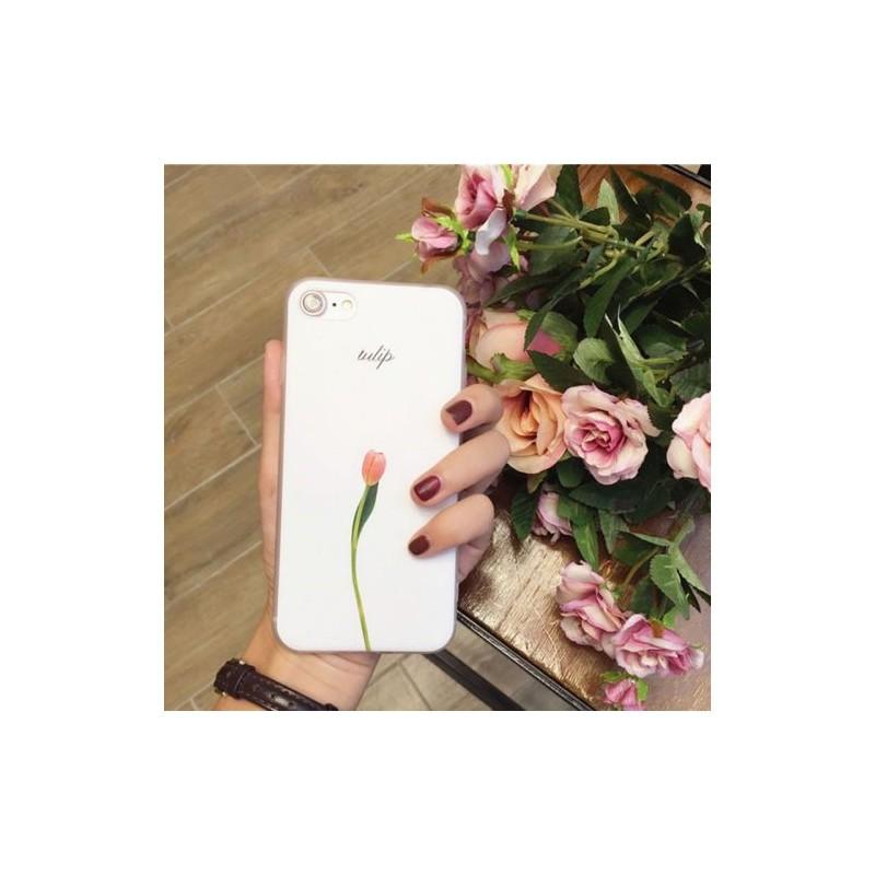 Tulip Patterned Rose Mobile Phone Case For Iphone 6 6s 7 7s Fashion Durable